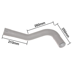 Coude d'échappement coudé DEUTZ adaptable 02320884