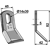 Fléau Y pour broyeur AGRIAT 18004060 adaptable