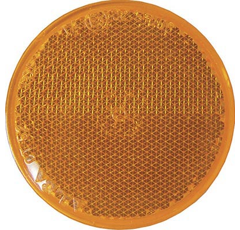 Rückstrahler orange zum Aufleben ∅ 60 mm Nachbau