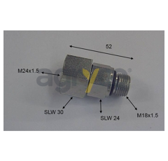 Raccord pour téléscopique MANITOU 174551 adaptable