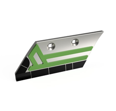 Soc de rasette Gauche carbure et rechargement pour charrue KVERNELAND KK066873R adaptable