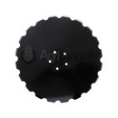 Disque crénelé ∅600x6 mm pour déchaumeur KVERNELAND A135419697 adaptable