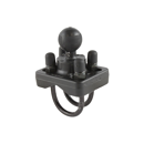 Boule Ø 2,54 cm sur fixation double collier 2,54 à 3,18 cm | RAM