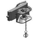 Zugmaul manuell,W= 310 S28, Ø 38 mm Bolzen, CHS, Schwarz    