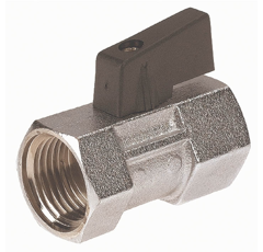 Vanne Laiton Chromé 10 bars - 3/8" F/F