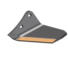 Flügelschar, Hartmetall beschichtet - links 60011HLF Kongskilde by Frank