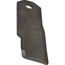 Cuchilla izquierda 310 x 80 x 10 mm para trituradora HUMUS 302251 adaptable