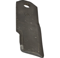 Cuchilla izquierda 310 x 80 x 10 mm para trituradora HUMUS 302251 adaptable