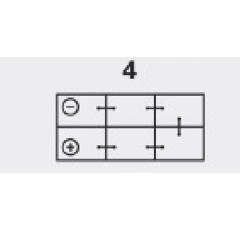 Batterie NUMAX Premium 630R 12V - 135Ah - P+ en bas à gauche