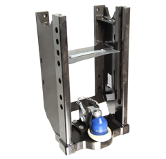 Lagerbock HVLB, Kugel 80W= 330 S32, Case CS, CVX, Schwarz, Scharmüller