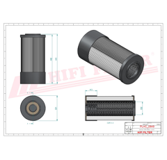 Filtre hydraulique adaptable HIFI FILTER SH63476