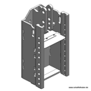 Lagerbock HVLB,W= 311 S30,Deutz D-06, AGCO-Grau  