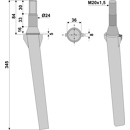Kreiseleggenzinken - rechts / links RH11F RH  Celli, Rotorland