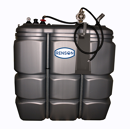 Cuve PEHD 1000 L huile usagée + pompe 1/1 70 L/min – RENSON