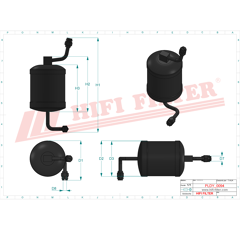 Deshydrateur Climatisation adaptable HIFI FILTER DYH70021