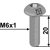 Flachrundschraube M6x1x20 mit Innensechskant