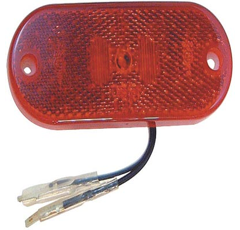 Feu de gabarit LED rouge 12 V - 110 x 45 mm