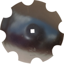 Disque crénelé ∅510x4 pour cover crop KVERNELAND KK121205 adaptable - Blacksteel©
