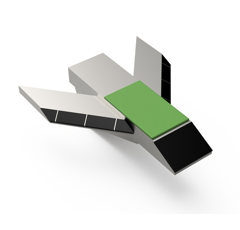 Tiefenlockerermeißel und Flügel QUIVOGNE SCD041220 - Nachbau gehärtet