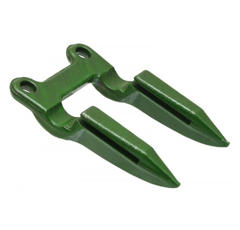Doigt double pour barre de coupe JOHN DEERE H153719 adaptable
