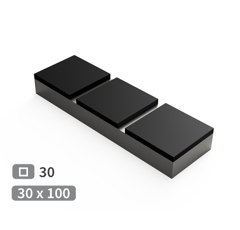 Mise à souder 3 plaquettes carbure séparées TOUTES MARQUES 30x100 mm adaptable