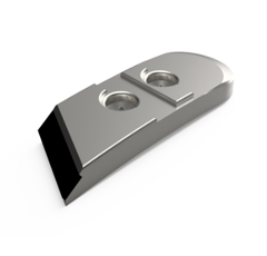 Pointe Droite carbure pour charrue GREGOIRE ET BESSON 173331 adaptable