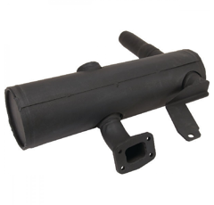 Pot d'échappement Ø entrée 62 mm pour tracteur CASE IH 82011369 adaptable