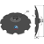 Disque crénelé ∅610x6 pour déchaumeur MASCHIO R18127471 adaptable - Blacksteel©