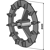 Roue crosskill Ø 400 mm pour rouleau émotteur LEMKEN 4239010 adaptable - BlackSteel©