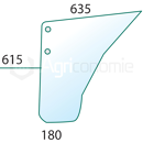 Vitre de porte D/G de machine agricole CASE IH 1-34-703-118 adaptable