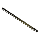 Mähmesser gezahnt 19 KlingenVerstärkungsleiste dazu 374 440 2590660 ESM 