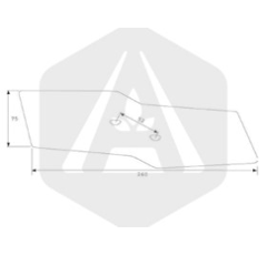Pointe charrue KUHN HUARD KU622129 gauche adaptable