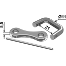 Kettenschloss Ø11x31 ST1131