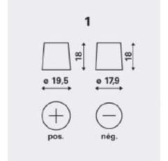 Batterie NUMAX Premium 629SHD 12V - 200Ah - P+ en haut à gauche