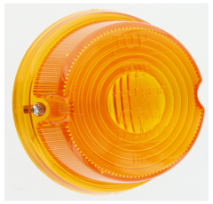 Cabochon orange pour feu clignotant - HELLA adaptable