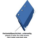 Scharblatt - links 3352235M Lemken by Muzzi Industrie