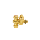 Portejet double laiton avec antigoutte 1/4" Mâle