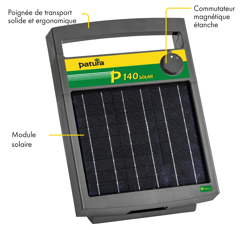 Electrificateur P140 solaire | PATURA