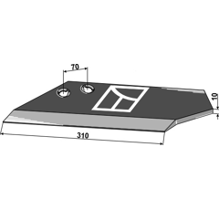 Aileron gauche 965.50.020.0 adaptable - BlackSteel©