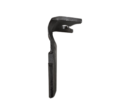 Dent de herse rotative Gauche avec 3 plaquettes carbure triangulaires BREVIGLIERI 0060184S adaptable