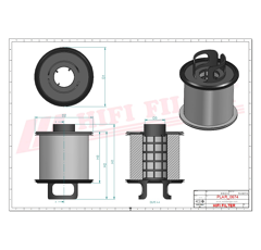Filtre d'aération adaptable HIFI FILTER SAO16751
