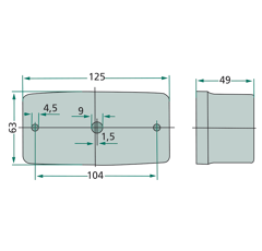 Feu pour tracteur DEUTZ-FAHR 04439566 adaptable