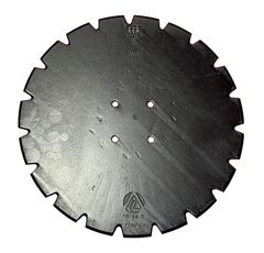 Disque crénelé Ø437x5 mm pour semoir SULKY/SKY 680286 adaptable - Blacksteel©