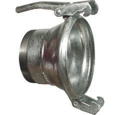 Manchon à griffe galvanisé mâle 5"