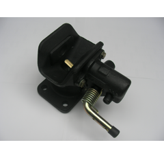 Flanschzugmaul  140x80 mm, Ø 38 mm Schwarz Walterscheid-Cramer      