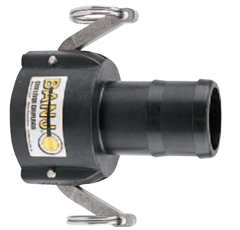 Raccord rapide à cames coupleur femelle cannelé - BANJO adaptable