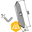 Soc droite pour semoir AMAZONE adaptable - Blacksteel©