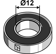 Roulement à billes Ø 32 mm pour herse rotative adaptable