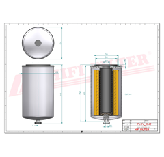 Filtre à gasoil adaptable HIFI FILTER SN25178