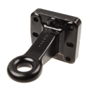Ringzugöse, Ø 50 mm  145x145 mm, 8-Loch, Hitchring, Schwarz     